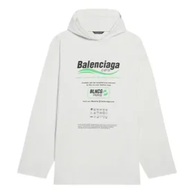 Miesten Balenciaga FW21 -paita, jossa aakkoset, väljä, valkoinen 662424TKVF89085 Miesten Balenciaga FW21 -paita, jossa aakkoset, väljä, valkoinen 662424TKVF89085