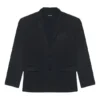 Miesten Balenciaga FW21 Retro Knit Large -takki, musta 662388TAV041000