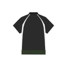 Miesten Balenciaga FW21 vapaa-ajan kaksikerroksinen urheilupikeepaida, lyhythihainen, musta 661507TKVA51042 Miesten Balenciaga FW21 vapaa-ajan kaksikerroksinen urheilupikeepaida, lyhythihainen, musta 661507TKVA51042