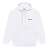 Miesten Balenciaga-huppari, vapaa-ajan, puhdasta puuvillaa, valkoinen 570811TJV859040