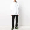 Miesten Balenciaga-huppari, vapaa-ajan, puhdasta puuvillaa, valkoinen 570811TJV859040