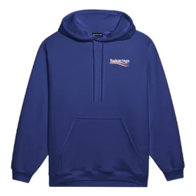 Miesten Balenciaga-logopainatus, klassinen tummansininen 600583TIV531195