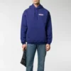 Miesten Balenciaga-logopainatus, klassinen tummansininen 600583TIV531195