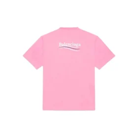 Miesten Balenciaga-logopainettu lyhythihainen paita, vaaleanpunainen 641675TJVF75713 Miesten Balenciaga-logopainettu lyhythihainen paita, vaaleanpunainen 641675TJVF75713