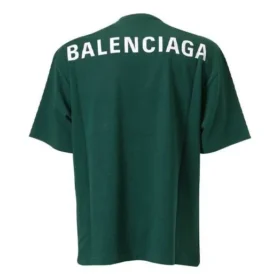 Miesten Balenciaga-logopainettu lyhythihainen paita, vihreä 570805THV803230 Miesten Balenciaga-logopainettu lyhythihainen paita, vihreä 570805THV803230