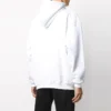Miesten Balenciaga-logopulloveri, oversize, valkoinen 570811TIV559040