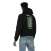 Miesten Balenciaga musta painatus, pitkähihainen, musta 556136TDV151000
