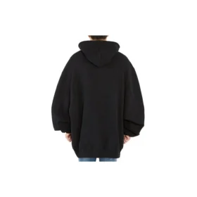 Miesten Balenciaga, musta, slogan-painatus, musta 641679TJV771000 Miesten Balenciaga, musta, slogan-painatus, musta 641679TJV771000