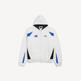 Miesten Balenciaga | NBA-yhteistyömalli, oversized-huppari vetoketjulla, valkoinen/monivärinen Miesten Balenciaga | NBA-yhteistyömalli, oversized-huppari vetoketjulla, valkoinen/monivärinen