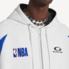 Miesten Balenciaga | NBA-yhteistyömalli, oversized-huppari vetoketjulla, valkoinen/monivärinen Miesten Balenciaga | NBA-yhteistyömalli, oversized-huppari vetoketjulla, valkoinen/monivärinen
