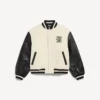 Miesten Balenciaga | NBA-yhteistyömalli, varsity-takki, väri ivory Miesten Balenciaga | NBA-yhteistyömalli, varsity-takki, väri ivory