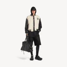 Miesten Balenciaga | NBA-yhteistyömalli, varsity-takki, väri ivory