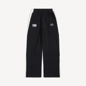 Miesten Balenciaga | NBA-yhteistyömallin oversized-housut, musta/valkoinen