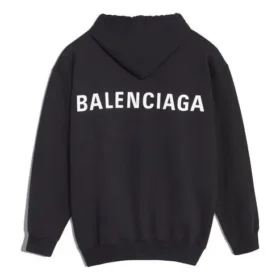 Miesten Balenciaga -paita, takana iso logopainatus, musta 556143TAV371000 Miesten Balenciaga -paita, takana iso logopainatus, musta 556143TAV371000