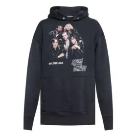 Miesten Balenciaga Speedhunters Boysband -painatus, huppari, pitkähihainen, tummansininen 541873TCV371055 Miesten Balenciaga Speedhunters Boysband -painatus, huppari, pitkähihainen, tummansininen 541873TCV371055