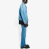 Miesten Balenciaga SS21 Classic Logo Denim -takki, vaaleansininen 657608TDW154307