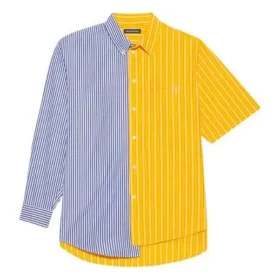 Miesten Balenciaga SS21 -raidallinen löysähihainen paita 658850TIM369086 Miesten Balenciaga SS21 -raidallinen löysähihainen paita 658850TIM369086