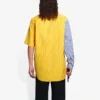 Miesten Balenciaga SS21 -raidallinen löysähihainen paita 658850TIM369086