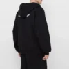 Miesten Balenciaga SS21 vetoketjullinen pitkähihainen takki, musta 641659TIV551070