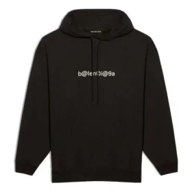 Miesten Balenciaga Symbolic Chest Logo Black 570811TIV511070