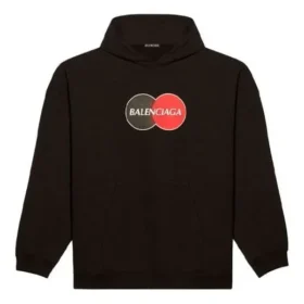 Miesten Balenciaga Uniform Plush Loose Classic Black 620973TIV801000