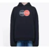 Miesten Balenciaga Uniform Plush Loose Classic Black 620973TIV801000