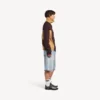 Miesten Denim-shortsit, stay press -mallia, vaaleansininen Miesten Denim-shortsit, stay press -mallia, vaaleansininen
