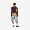 Miesten Denim-shortsit, stay press -mallia, vaaleansininen Miesten Denim-shortsit, stay press -mallia, vaaleansininen