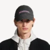 Miesten DIY Balenciaga -takakorkkinen lippalakki, musta Miesten DIY Balenciaga -takakorkkinen lippalakki, musta