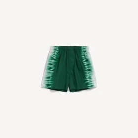 Miesten extreme tie dye -shortsit, rento istuvuus, vihreä/valkoinen