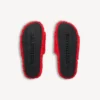 Miesten karvainen pistokka, väri pop-oranssi/valkoinen/punainen