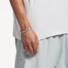 Miesten Melrose-rannekoru antiikkihopeaa Miesten Melrose-rannekoru antiikkihopeaa