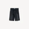 Miesten mustat denim-shortsit, jotka eivät rypisty Miesten mustat denim-shortsit, jotka eivät rypisty