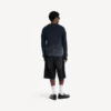 Miesten mustat denim-shortsit, jotka eivät rypisty Miesten mustat denim-shortsit, jotka eivät rypisty