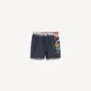 Miesten mustat extreme tie dye -uimahousut