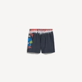 Miesten mustat extreme tie dye -uimahousut