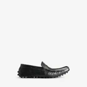 Miesten mustat Portofino-loaferit