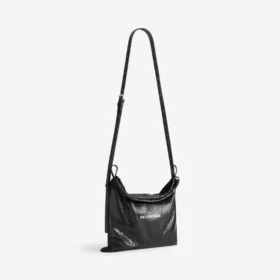 Miesten shopper-laukku, pölypussi, keskikokoinen, musta