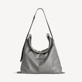 Miesten shopper-pölypussi, suuri, harmaa