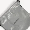 Miesten shopper-tyylinen pölypussi ja olkapussukko, keskikokoinen, Balenciaga-harmaa Miesten shopper-tyylinen pölypussi ja olkapussukko, keskikokoinen, Balenciaga-harmaa