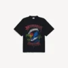 Miesten vintage-surffari-oversize-T-paidat, musta