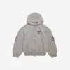 Miesten WFP-huppari vetoketjulla, Balenciaga-harmaa Miesten WFP-huppari vetoketjulla, Balenciaga-harmaa