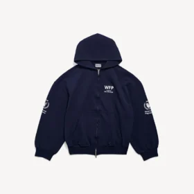 Miesten WFP-huppari, vetoketjullinen, regular-malli, tummansininen Miesten WFP-huppari, vetoketjullinen, regular-malli, tummansininen