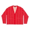 Mini Allover Logo -neuletakki ”Red White” 699822T32336090