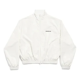 Mirror Balenciaga Regular -verryttelytakki ”White” 790745TPQ389000 Mirror Balenciaga Regular -verryttelytakki ”White” 790745TPQ389000