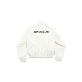 Mirror Balenciaga Regular -verryttelytakki ”White” 790745TPQ389000 Mirror Balenciaga Regular -verryttelytakki ”White” 790745TPQ389000