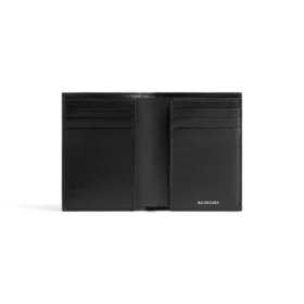 Monaco-pystysuora kaksitaitteinen lompakko ”Black” 7665512AAS81000