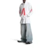 Music Archive Series Connected Zip Up Medium Fit -huppari ”Light Grey Red” 744457TQVA61561