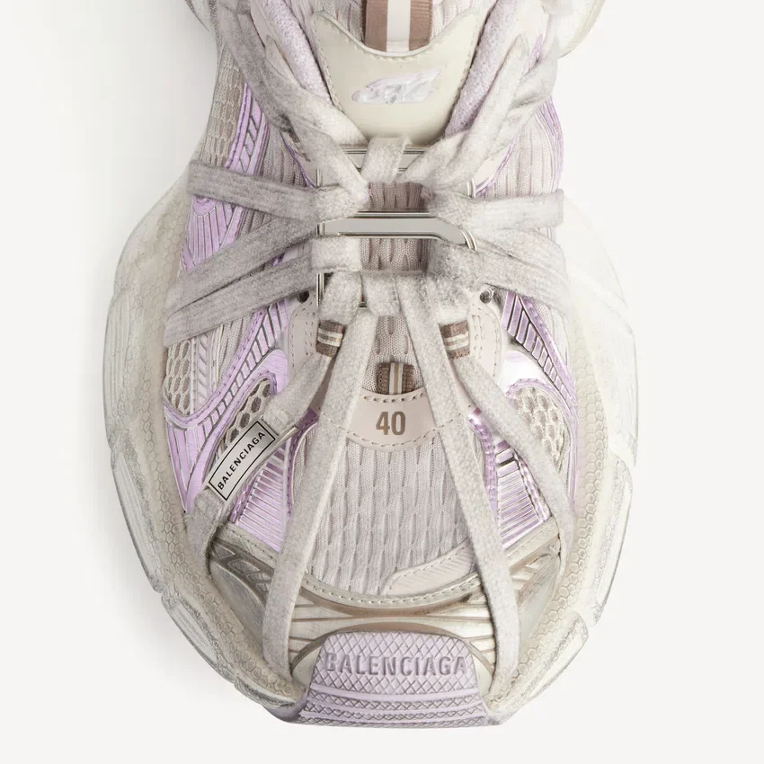 Naisten 3XL Extreme Laces Tennarit, väri beige/ruskea/lila Naisten 3XL Extreme Laces Tennarit, väri beige/ruskea/lila