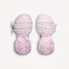 Naisten 3XL-kokoinen Gel Clearsole -tennari, väri valkoinen/vaaleanpunainen/musta Naisten 3XL-kokoinen Gel Clearsole -tennari, väri valkoinen/vaaleanpunainen/musta